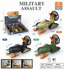 FRICTION SNOWMOBILE W/LIGHT & MUSIC 8PCS,