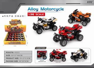 1:32 PULL BACK DIE-CAST CAR 12PCS,