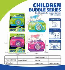 CAMERA BUBBLE MACHINE W/LIGHT,