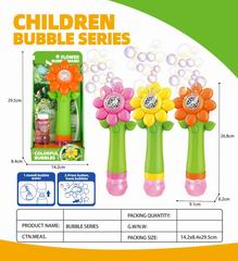FLOWER BUBBLE WAND W/LIGHT,