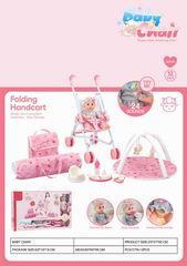 12 INCH DOLL W/SOUND & CART,